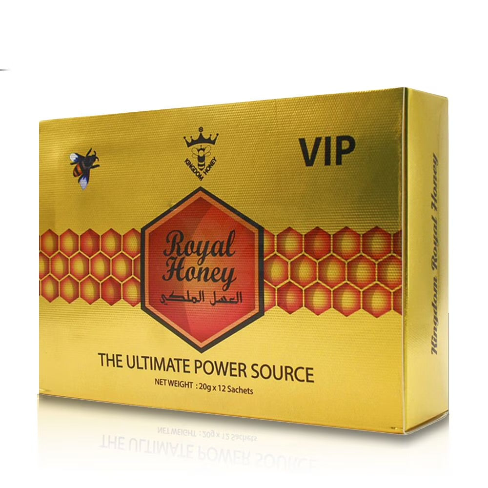 Royal Honey VIP - El Tratamiento Real para tu Energía (Caja de 12 Sobres de 20g)